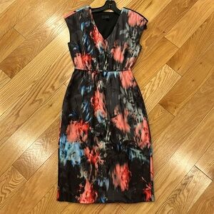 J. Crew abstract floral sheath